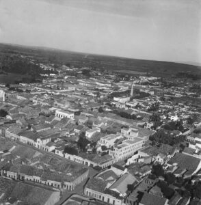 Foto aérea do Crato em 1958 por Edilson Rocha