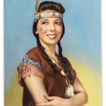 Inspirada no filme Apache O ultimo Bravo com Jean Peters