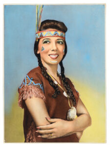 Inspirada no filme Apache O ultimo Bravo com Jean Peters